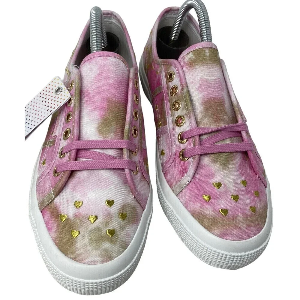SUPERGA 2750 Pink Gold Tie Dye Sneakers Shoes Women's 39 EU 8 US NEW